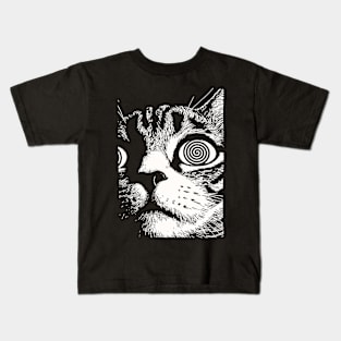 Psychedelic Cat Kids T-Shirt